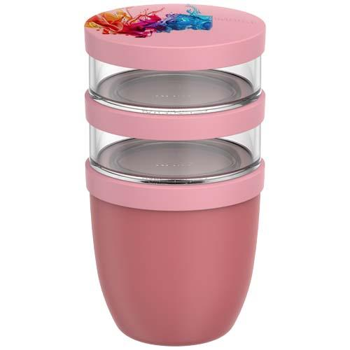 Mepal Ellipse 3-częściowy izolowany pojemnik na lunch o pojemności 500 ml + 2 x 200 ml 11314336 – zdjęcie 2