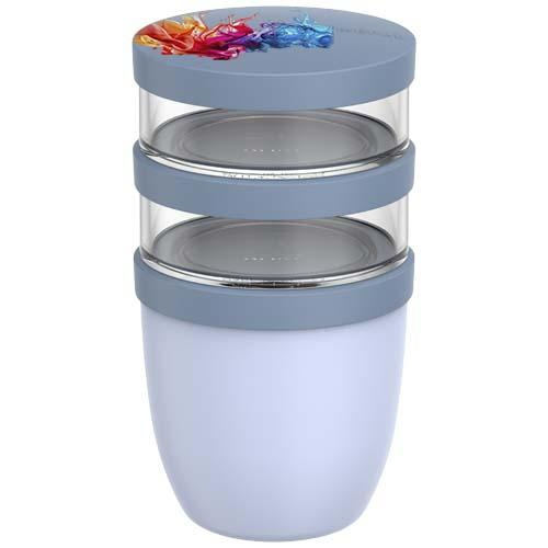 Mepal Ellipse 3-częściowy izolowany pojemnik na lunch o pojemności 500 ml + 2 x 200 ml 11314352 – zdjęcie 2