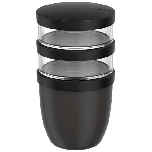 Mepal Ellipse 3-częściowy izolowany pojemnik na lunch o pojemności 500 ml + 2 x 200 ml 11314390 – widok z przodu