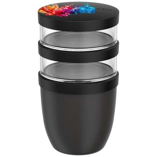 Mepal Ellipse 3-częściowy izolowany pojemnik na lunch o pojemności 500 ml + 2 x 200 ml 11314390 – zdjęcie 2