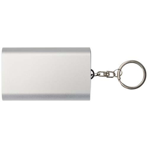 Arcturus powerbank o pojemności 2000 mAh z recyklingowanego aluminium z brelokiem 12451781 – zdjęcie 4