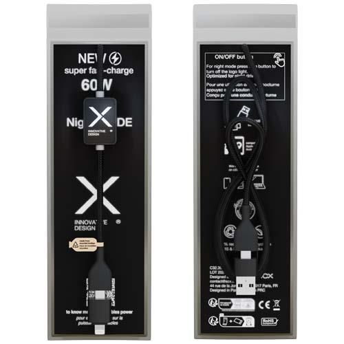 SCX.design C32 kabel do ładowania 60 W z przełącznikiem i podświetlanym logo 2PX21290 – zdjęcie 2