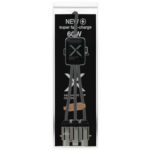 SCX.design C33 kabel do ładowania typu C o mocy 60 W z podwójnym podświetlanym logo 2PX21390 – zdjęcie 2