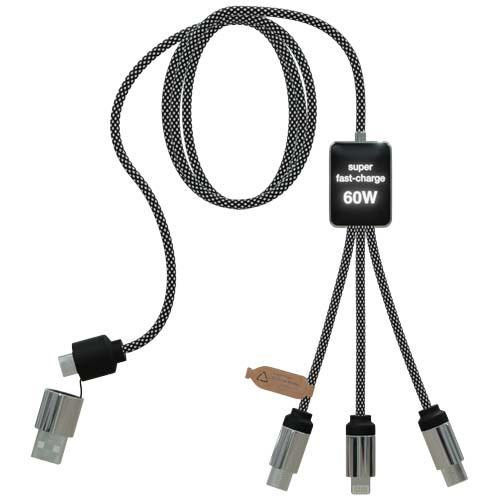 SCX.design C33 kabel do ładowania typu C o mocy 60 W z podwójnym podświetlanym logo 2PX21390 – zdjęcie 4