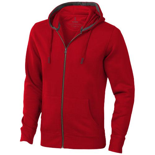 Unisex rozpinana bluza z kapturem Arora 300 g/m² 38211259 – widok z przodu