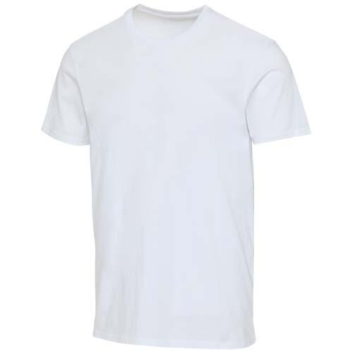 Azurite organiczna koszulka unisex o gramaturze 160 g/m² z krótkim rękawem i certyfikatem OCS 39554014 – widok z przodu