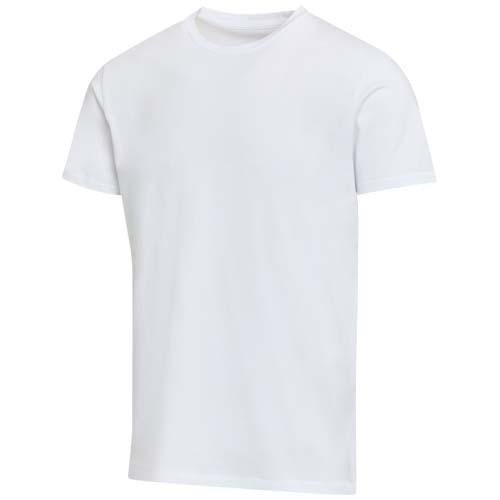 Balfour organiczna koszulka unisex o gramaturze 200 g/m² z krótkim rękawem i certyfikatem OCS 3955701A – widok z przodu