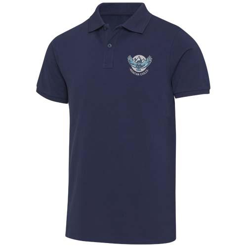 Beryl naturalna koszulka polo z recyklingu z krótkim rękawem, unisex, o gramaturze 220 g/m² 39558550 – zdjęcie 2