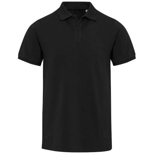 Beryl naturalna koszulka polo z recyklingu z krótkim rękawem, unisex, o gramaturze 220 g/m² 39558903 – zdjęcie 3