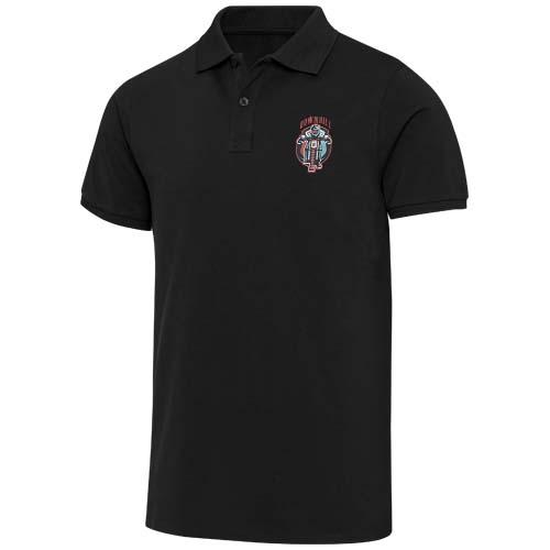 Beryl naturalna koszulka polo z recyklingu z krótkim rękawem, unisex, o gramaturze 220 g/m² 3955890A – zdjęcie 2