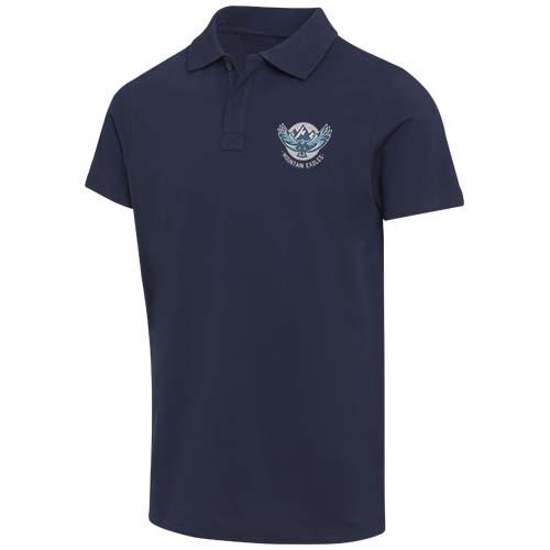 Graphite organiczna koszulka polo unisex o gramaturze 180 g/m², z krótkim rękawem i certyfikatem OCS 39559556 – zdjęcie 2