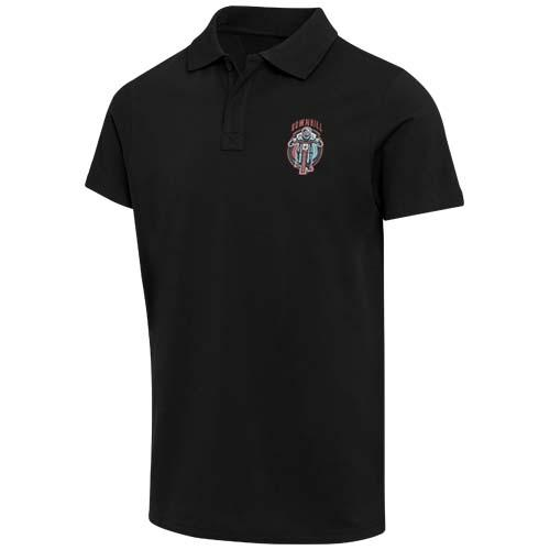 Graphite organiczna koszulka polo unisex o gramaturze 180 g/m², z krótkim rękawem i certyfikatem OCS 39559902 – zdjęcie 2