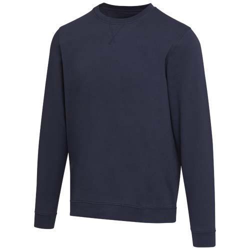 Jasper organiczna bluza unisex z recyklingu o gramaturze 280 g/m² z okrągłym dekoltem i certyfikatem OCS 3956155A – widok z przodu