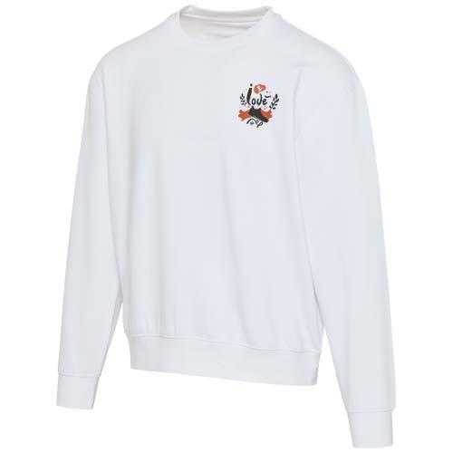 Boris 280 g/m2 sweter unisex z organicznego materiału z certyfikatem OCS o luźnym kroju i z okrągłym dekoltem 39564014 – zdjęcie 2