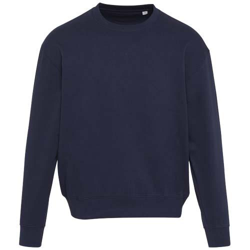 Boris 280 g/m2 sweter unisex z organicznego materiału z certyfikatem OCS o luźnym kroju i z okrągłym dekoltem 39564551 – zdjęcie 3