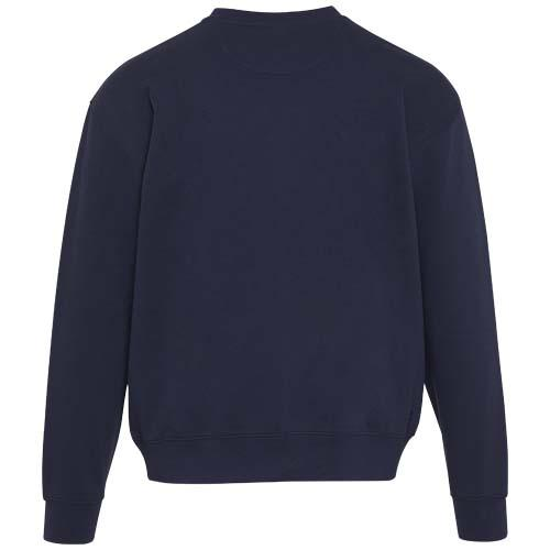 Boris 280 g/m2 sweter unisex z organicznego materiału z certyfikatem OCS o luźnym kroju i z okrągłym dekoltem 3956455B – zdjęcie 4