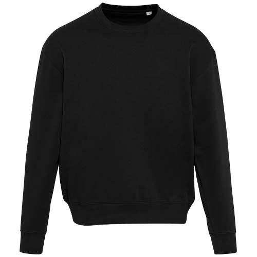 Boris 280 g/m2 sweter unisex z organicznego materiału z certyfikatem OCS o luźnym kroju i z okrągłym dekoltem 39564909 – zdjęcie 3