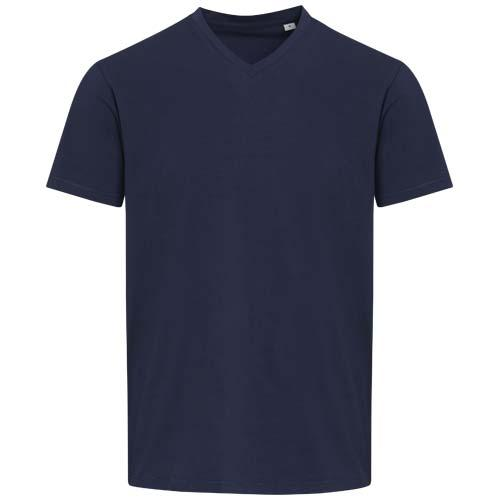 Balfour organiczna koszulka unisex z krótkim rękawem i dekoltem w serek, wykonana z materiału o gramaturze 200 g/m², z certyf 39665550 – zdjęcie 3