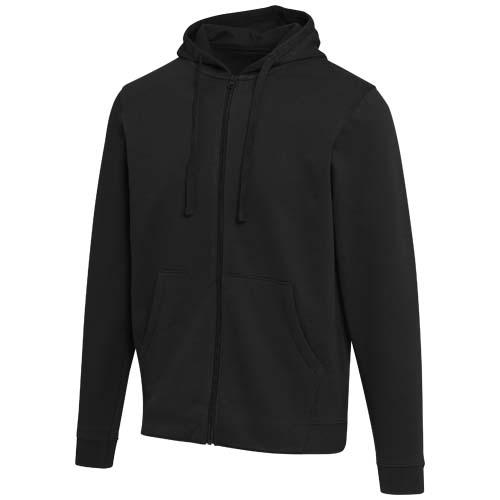 Jasper bluza unisex z kapturem z materiału organicznego pochodzącego z recyklingu z certyfikatem OCS, o gramaturze 280 g/m² 39666909 – widok z przodu