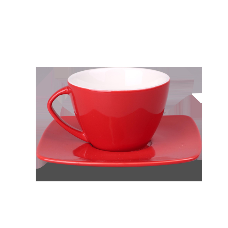 Luna Set 220ml czerwony/biały C256-93487 – zdjęcie 6