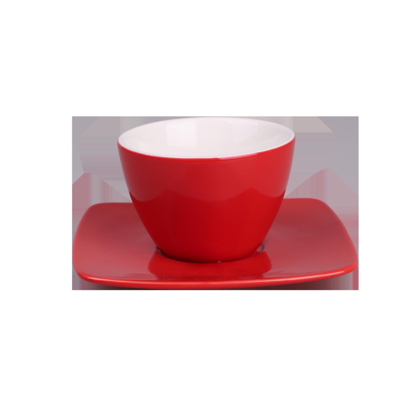 Luna Set 220ml czerwony/biały C256-93487 – zdjęcie 7