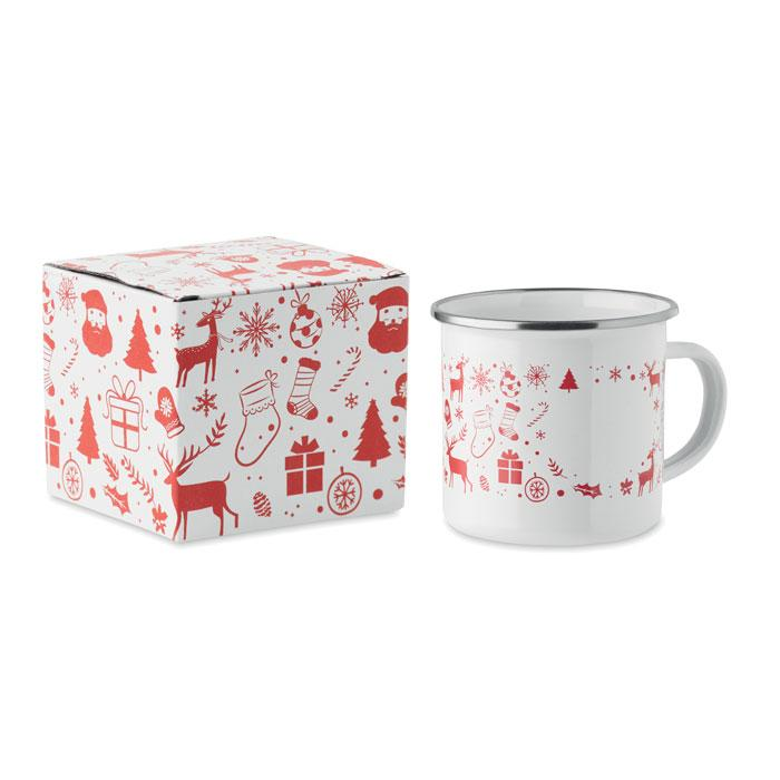 Świąteczny kubek 300ml CX1595-06 – widok z przodu