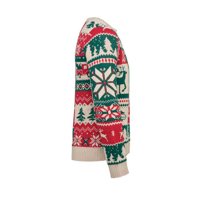 Świąteczny sweter z dzianiny L-XL CX1602-13 – zdjęcie 2