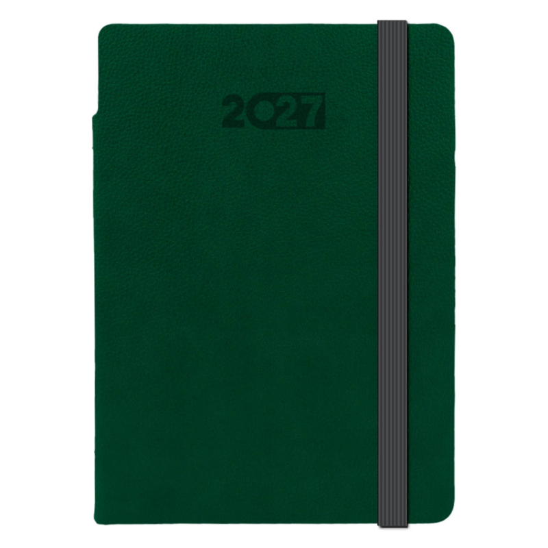 FLEXI A5 TYGODNIOWO-NOTESOWY zielony KK-BCF-726TN-FL09 – widok z przodu