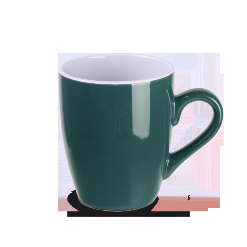 Ilona 300ml ciemnozielony/biały M040-93477 – widok z przodu