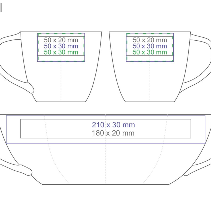 Vision 200ml biały M495-77248 – widok z przodu