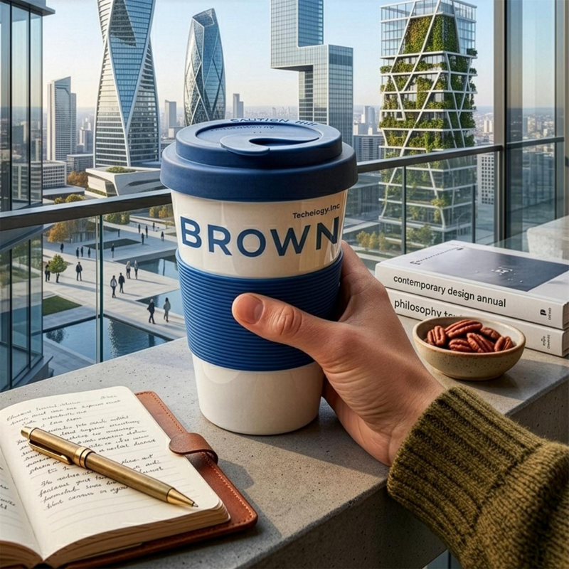Coffee2go Lock 350ml granatowy M515-85780 – zdjęcie 3