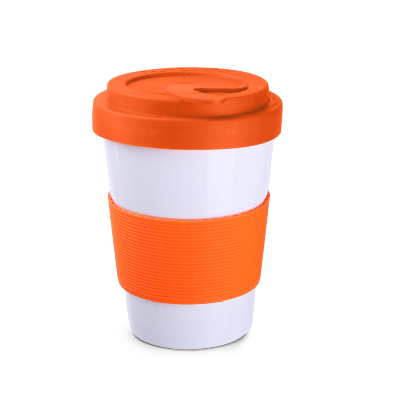 Coffee2go Lock 350ml pomarańczowy/pomarańczowy M515-87909 – widok z przodu