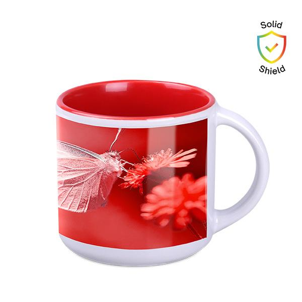 Modern Art Solid 390ml biały/czerwony M569-92524 – zdjęcie 2