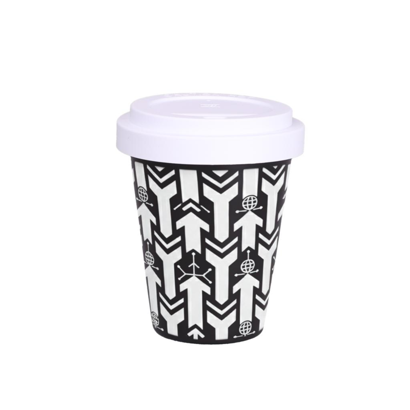 Freedom Small Classic 200ml satin black/biały M574-93373 – widok z przodu