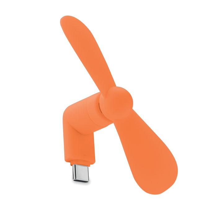 Przenośny wentylator USB MO2282-10 – widok z przodu