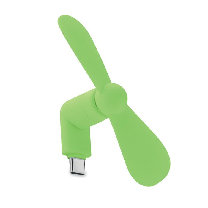 Przenośny wentylator USB MO2282-48 – widok z przodu