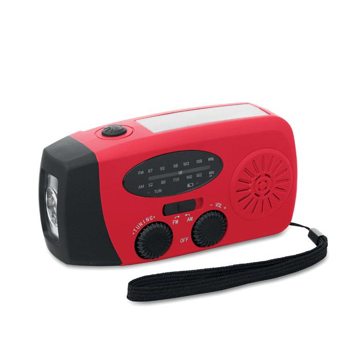 Przenośne radio z latarką LED  MO2746- MO2746-05 – widok z przodu