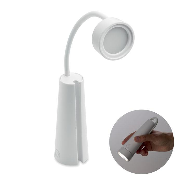 lampa biurkowa i latarka 2 w 1 MO2994-06 – widok z przodu