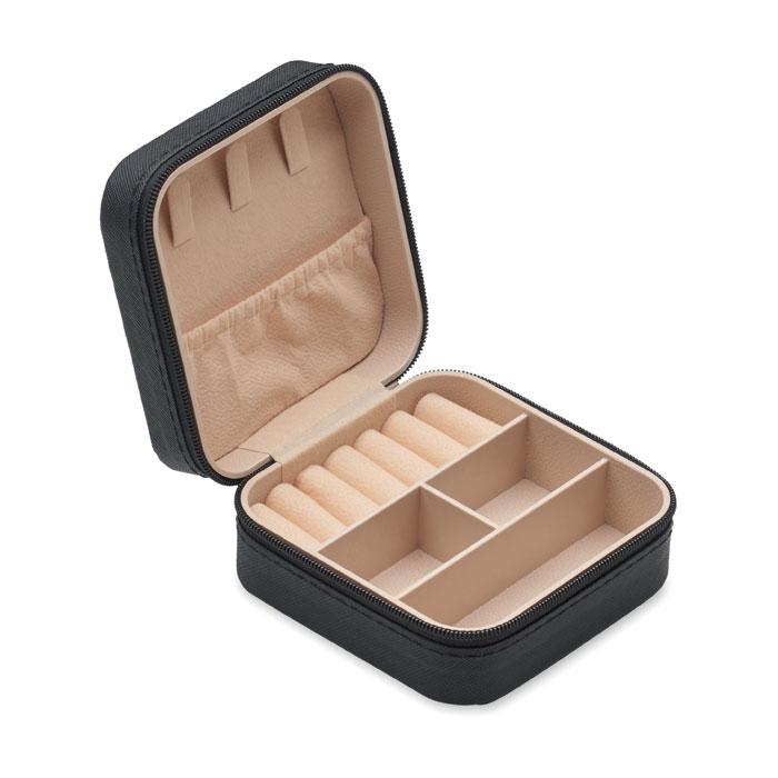 Etui na biżuterię PU podróżne MO3146-03 – widok z przodu