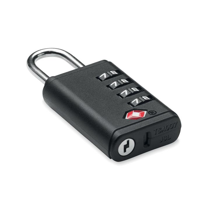 4-cyfrowy zamek szyfrowy TSA MO3166-03 – widok z przodu