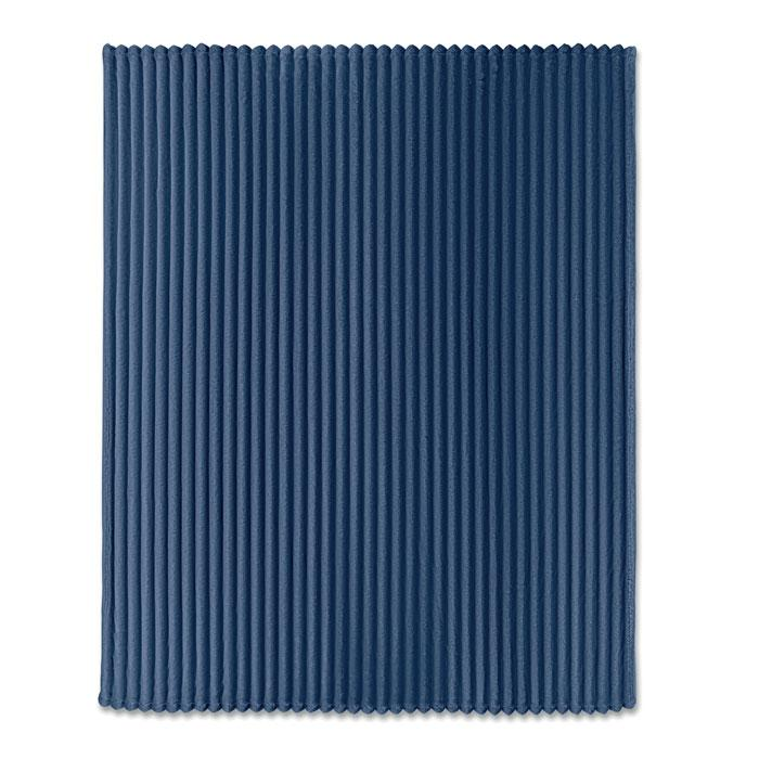 Polarowy koc w paski RPET MO3184-04 – zdjęcie 3