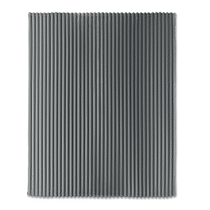 Polarowy koc w paski RPET MO3184-15 – zdjęcie 3