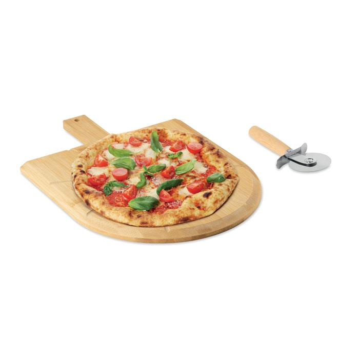 Bambusowa deska i nóż do pizzy MO3202-40 – zdjęcie 2