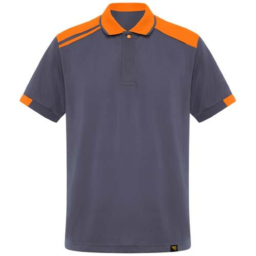 Samurai 160 g/m2 antybakteryjna koszulka polo unisex z krótkim rękawem R8410E63 – widok z przodu