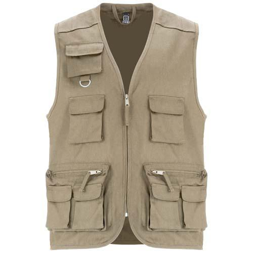 Venera 200 g/m2 kamizelka robocza z dekoltem w serek i wieloma kieszeniami R91111I4 – widok z przodu