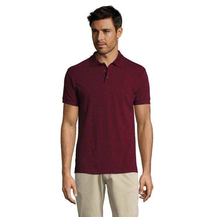 PRIME Męskie polo 200g S00571-BG-4XL – widok z przodu
