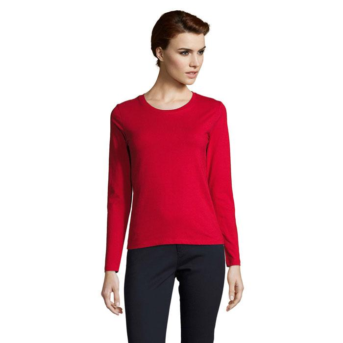 IMPERIAL LSL DAMSKA T-SHIRT S02075-RD-L – widok z przodu