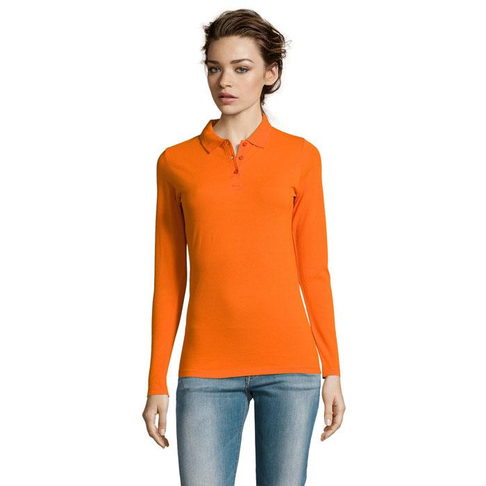 PERFECT LSL DAMSKA POLO 180 S02083-OR-3XL – widok z przodu