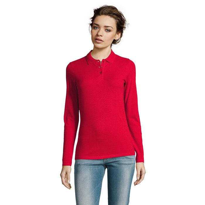PERFECT LSL DAMSKA POLO 180 S02083-RD-3XL – widok z przodu