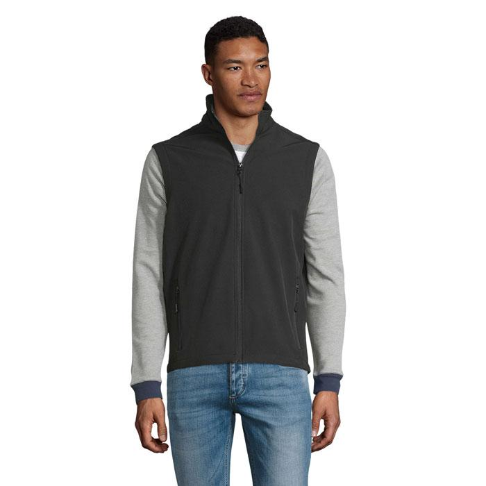 RACE BW MEN SOFTSHELL S02887-BK-M – widok z przodu